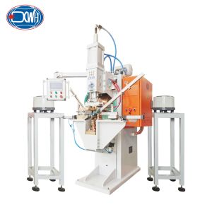 China Machine de soudage par points automatique pour point d'alimentation de bouchon d'extrémité d'amortisseur wholesale