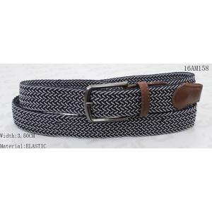 Classic Mixed Colors Stretch Belts For Mens Matt Gun Metal Pin Buckle