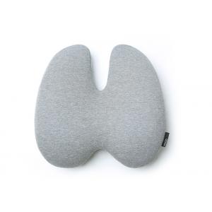 China Custom Office Chair Memory Foam Back Cushion Waist Support Pillow Grey supplier