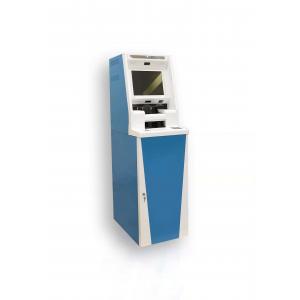 Bank Lobby SJ8608 Automatic Cash Deposit Machine Blue Color