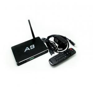 Black A9  Amlogic S905X Quad Core ARM Coretex-A53 2G/16G Android 6.0 Marshmallow TV Box