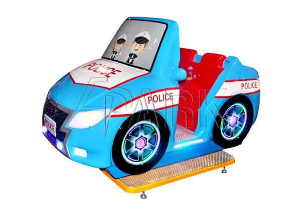 Fiberglass And Plastic World Police Car Kiddy Ride Machine L192*W106*H135CM