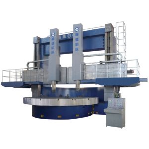 China Ck5280 8mの大きい金属のテーブル安定した操作CNCの倍のコラムの重い縦旋盤 wholesale