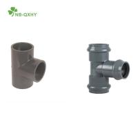 China Water CPVC Tee Pipe Fitting with Socket Pn10/Pn16 Glue/Thread Connection Design on sale