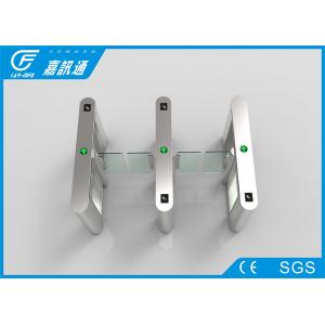 Full Automatic Speed Gate Turnstile DC24V Motor Drive1400 * 180 * 960mm  Fire Safety Function