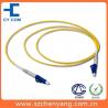LC Singlemode Fiber Optical Patch Cord Telecom class , Polishing A