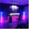 Atmosphere Smart Bluetooth Led Lámpara de suelo con puerto USB y luz de piso de soporte atenuable