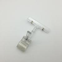 China Clear Price Tag Holder Clip , Supermarket Plastic Pop Clip On Shelf on sale
