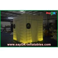 China Photo Booth Backdrop Attractive Wedding Party Inflatable Photo Booth Tent Enclosure With Led Light on sale