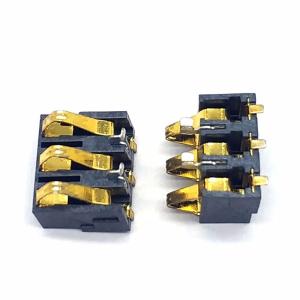 China Connecteur de batterie mobile de Pin d'ODM 3 d'OEM 100 Mégaohms de résistance d'isolation minimum supplier