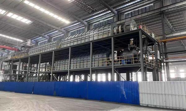 New Energy Lithium Battery Anode Material Production Line For Graphite Materials Heating Cooling Treatment