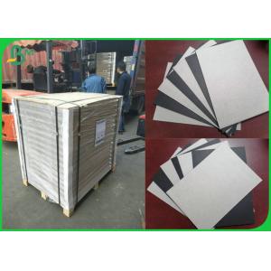 High Thickness 2.0mm 2.5mm 3mm Laminated Black Lined GreyBoard For CD and DVD Boxes