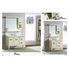 Floor Standing Embossing PVC Bathroom Cabinet / Bathroom Decoration Furniture