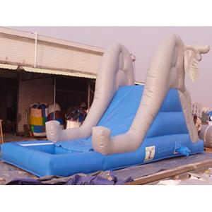 China Commercial Inflatable Water Slide Pool For Kids Amusement Games supplier