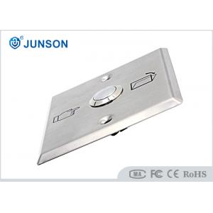 China Stainless Steel  Exit Push Button Switch Of Door Aaccess Control supplier