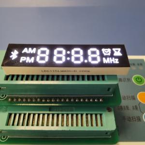 China Customized Ultra White 4 Digit 7 Segment LED Display Module For Bluetooth Speaker / Radio supplier