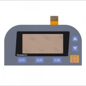 Illuminated LED Membrane Switch Non Tactile For Electromagnetic Oven