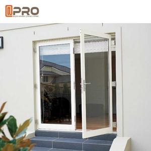 Interior Aluminium Hinged Doors With Double Low E Glass For Residential House price door glass hinge aluminum hings glas