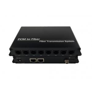 8ch Telephone Fiber Converter With 2 10/100Mbps Ethernet Ports