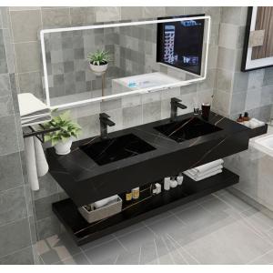 Engineering Stone Integrated Bathroom Vanity Countertops
