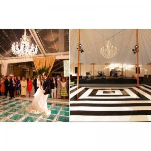 Black And White Dance Floor Diy Wedding Dance Floor Cost Celebrate
