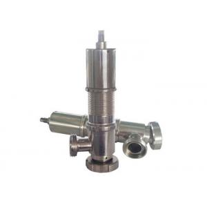 China Hygienic Sanitary Pressure Relief Valves Manual Gear Powered Union Connection supplier