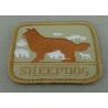 Eco Friendly Custom Embroidery Patches with Polyester yarn / Cotton Yarn