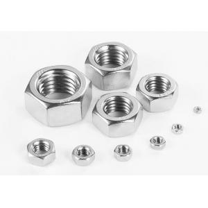 Small Nut And Washer , Industrial Metric Hex Stainless Steel Hex Nut
