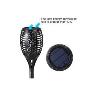 Bright Warm White Garden Flame Solar Torch / Outdoor Solar Torch Lights 2500mA Battery