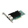 China 5G 1G 2ポート RJ45 LAN カード 複数のネットワーク速度 10Gbps ラン カード QOS wholesale