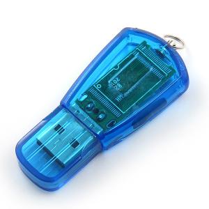 China Aluminum And Transparent Plastic USB Flash Drive 128GB 256GB USB 2.0 And USB 3.0 supplier