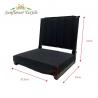 42.5x33x41cm Folding Stadium Chair 600D Polyester Stadium Bleacher Seat Outdoor