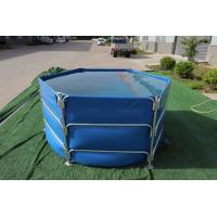 China 3500 Liter 5000 Liter Foldable PVC Tarpaulin Fish Pond Fish Pond Plastic Tank Diy Fish Pond on sale