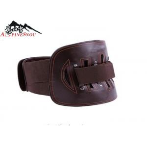 Leather Waist Back Support Belt Adjustable Waist Protection Belt ZY-005