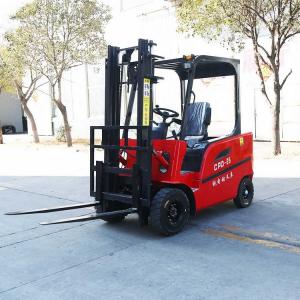 China 60V Electric Forklift 2.5T Wheel Electric Forklift Self Loading Pallet Lifting Stacker supplier