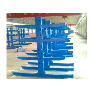 China Robot Welding Cantilever Steel Rack Heavy Duty Storage Shelving For Long Pipes supplier