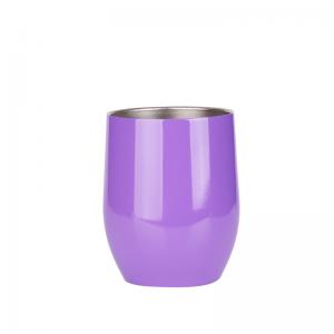 China Food Contact Safe Stainless Steel Wine Tumbler , 10oz Double Wall Stainless Steel Tumbler supplier