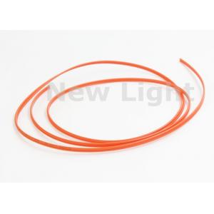 China Orange 3m Duplex Fiber Optic Patch Cable Single Mode With Inflaming Retarding supplier