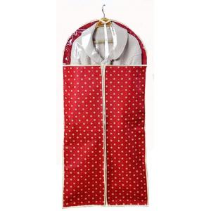 China OEM Garment Bag Personalized Red Nonwoven Garment Storage Bags supplier