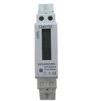 China DIN EN50022 Din Rail Energy Meter Compliant With Pulse Output ISO9001 for sale