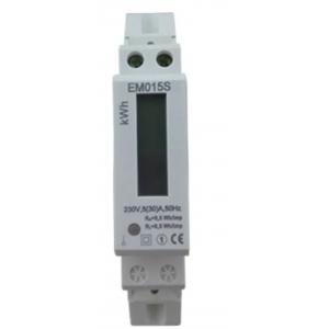 China DIN EN50022 Din Rail Energy Meter Compliant With Pulse Output ISO9001 supplier