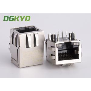 China 10 Pin Receiver Filter RJ45 jack with internal isolation transformer 1000 BASE supplier