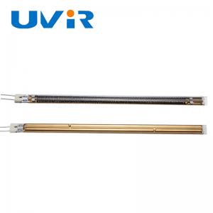Semi Gold Double Tube Carbon Infrared Heating Tube Medium Wave