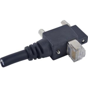 China Câble Ethernet industriel vertical de câble de RJ45 Gigabit Ethernet/caméra de GigE avec des vis supplier