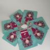 China Matt Plastic Face Mask Packaging Holographic Tear Notch With Laser Line Zipper wholesale