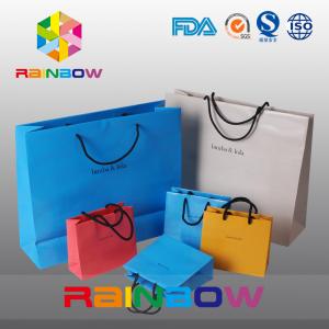 Biodegradable Printed Customized Paper Bags Shopping Gift Paper Bag With Logo Print