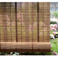 China OEM Multilayer 20Wx48L Wooden Woven Bamboo Blinds Roman Shade on sale