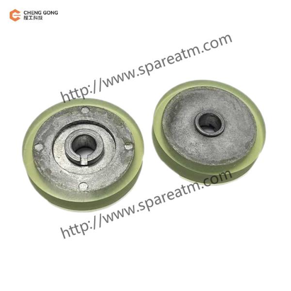 Fujitsu F510 ATM Machine Parts KD03300-C601 Note Feeder Thin Wheel With Rubber