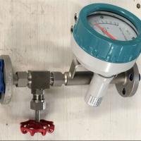 China Lpg Gasoline Metal Tube Rotor Flowmeter Gas Liquid Vapor Measurement on sale