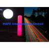 Dimmable Pink Blue RGBW Inflatable LED Light With Durable DMX512 Controler